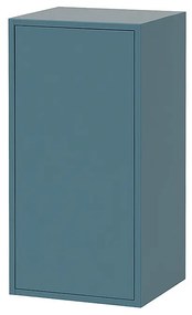 Boxie 1 ușă dulap de perete 80x40x37 cm albastru petrol