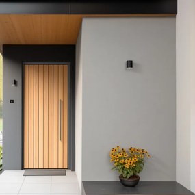 Brilagi - Aplica de perete LED RGBW MATERA pentru exterior 1xGU10/6W/230V negru IP54