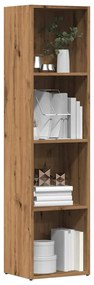 vidaXL Bibliotecă, stejar artizanal, 36x30x143 cm, lemn prelucrat