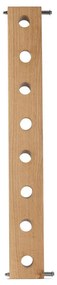 Suport Vertical 8 Sticle Vin din Lemn de Stejar