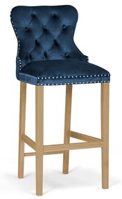 Scaun Bar Madame Bleumarin/Stejar BL86 L70 cm