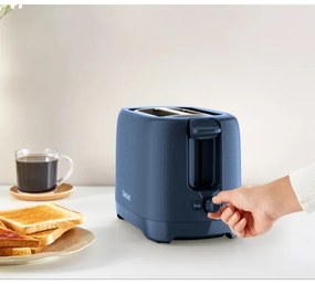 Prăjitor de pâine cu două fante Tefal MORNING 850W/230V albastru