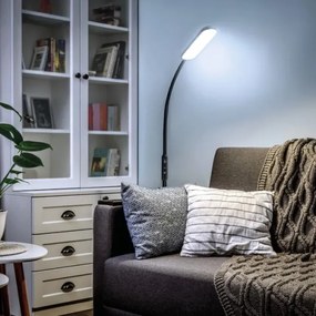 Lampadar LED dimabil TEILO LED/10W/230V 3000/4000/6500K negru + telecomandă