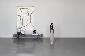 Covor fildeș lavabil din bumbac 100x140 cm Shadow – Mette Ditmer Denmark