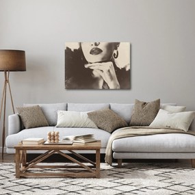 Tablou - Vintage, poza unei femei (70x50 cm)