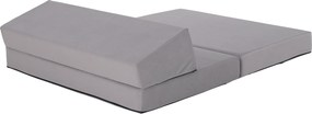 Saltea/scaun pliabil, 2 in 1, gri deschis, VEDIS