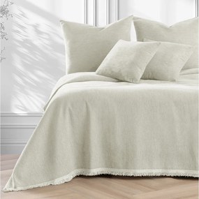 Cuvertură crem din janilie 220x240 cm Talo – Filumi
