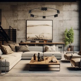 Lustră pe cablu GENESIS 15xGU10/8W/230V negru