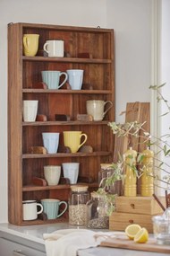 Recipienta de sticla pentru alimente BAMBOO cu capac de bambus 1750 ml