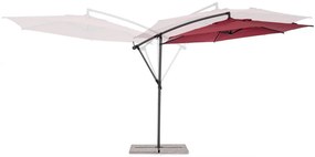 Umbrela de gradina rosu bordo din poliester si metal, ∅ 300 cm, Tropea Bizzotto