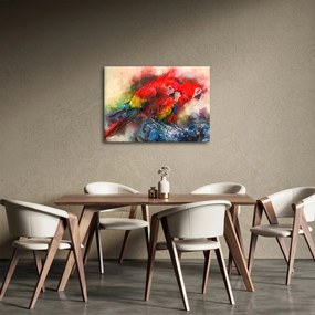 Tablou - Papagali roșii ara (70x50 cm)