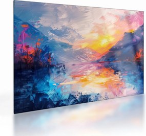 Tablou pe sticlă - Pictura peisajului (70x50 cm)