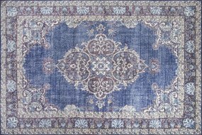 Covor BLUES CHENILLE, 75x150 cm, forma dreptunghiulara, poliester, alb