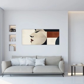 Tablou - Femeie din profil (120x50 cm)