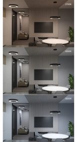 Lustră LED pe cablu SMART C-SHAPED LED/43W/230V 60 cm Immax NEO 7134 + telecomandă