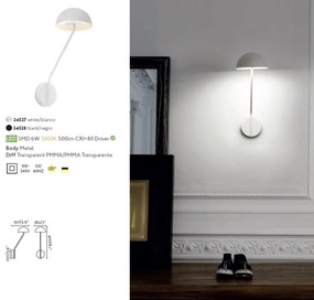 Aplica LED design minimalist PURE neagra