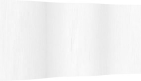 vidaXL Paravan de cameră, alb, lățime 400 cm, înălțime 165 cm , bambus