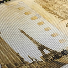 Tablou - Amintiri din Paris (70x50 cm)