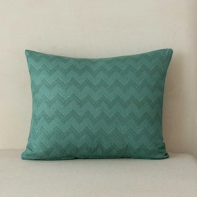 Husa de pernă din flanel ZEFELLE 40x50 cm, verde inchis