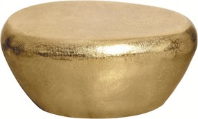 Masuta de cafea Extravaganta, Aluminiu, Auriu, STONE 75cm