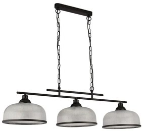 Lustră pe lanț Searchlight 3593-3BK HIGHWORTH 3xE27/60W/230V negru