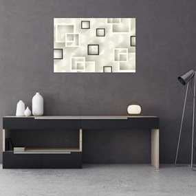 Tablou geometric abstract (90x60 cm)