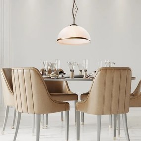 Lustră LED pe tijă Brilagi ANTICO 1xE27/60W/230V bronz patină