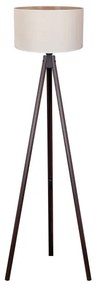 Lampadar Duolla 1xE27/60W/230V d. 44 cm crem/wenge