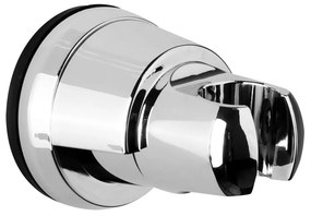 Suport para dus rotund de perete culoare crom Deante, Dalia Crom