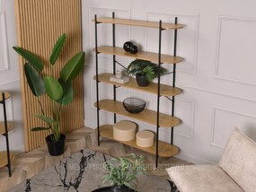 Raft Linde (stejar + negru). 1111370