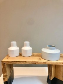 Vaza Medie Sakura Alb (Japan design handmade)