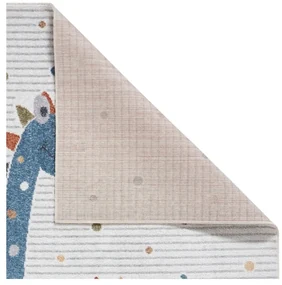 Covor pentru copii albastru/gri deschis 120x170 cm Vida Kids Dinosaur – Think Rugs