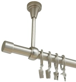 Galerie simpla prindere tavan capacel 19 mm crom mat (Alege marime: 140 cm)