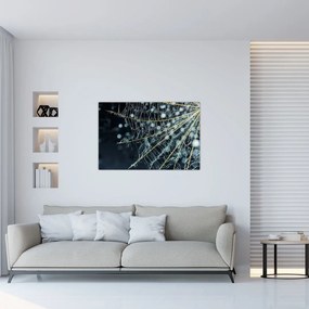 Tablou - Floare cu pânză de pâianjen (90x60 cm)