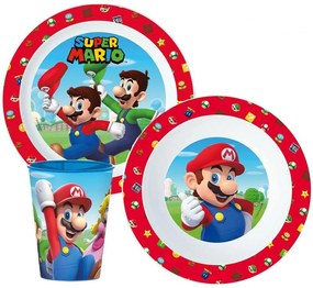 Super Mario set de vase, set micro plastic, cu ceașcă de 260 ml