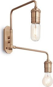 Aplica moderna cu doua brate directionabile, finisaj alama antic, TRIUMPH AP2 OTTONE
