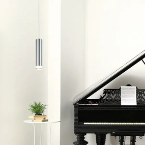 Lustră pe cablu ARMIN 1xGU10/10W/230V crom lucios