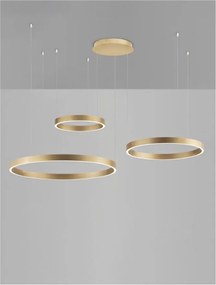 Lustra LED circulara cu 3 inele 80/60/40cm ELOWEN