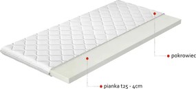 Topper lemn masiv T25 160x200
