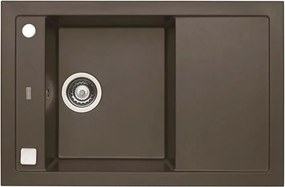 Chiuveta compozit Alveus Formic 30 Chocolate maro metalizat 76x50 cm