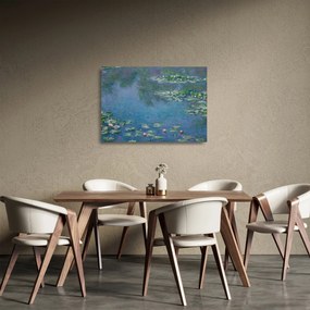 Tablou pe sticlă - Claude Monet, Water Lilies, reproducere (70x50 cm)