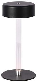 Lampă de birou LED încărcabilă, reglabilă, 3W, 5V, 3000-6000K, neagră