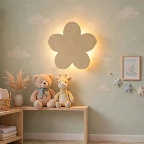 SENTOP | Lampă de perete pentru copii cu formă de floare, lumină de noapte LED | KVID
