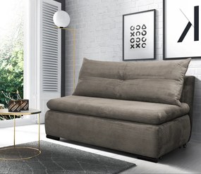 Fotoliu extensibil, gri-bej Taupe, KENY 2R