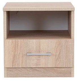 Noptieră Miami 1 sertar 40x40 cm stejar sonoma-stejar sonoma