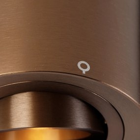 Spot de șină modern monofazat bronz închis - Rondoo Up