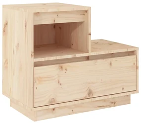 814374 vidaXL Noptieră, 60x34x51 cm, lemn masiv de pin