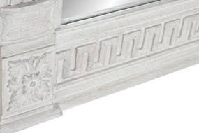 Oglindă decorativă din lemn de mango și MDF, 133×8,5×167 cm, „Grey"