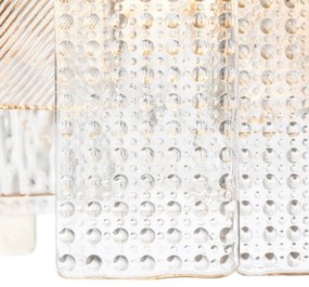 Candelabru design LUX, Sticla Texturata, Cassiano
