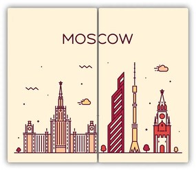 Tocator din sticla Moscova clădire
